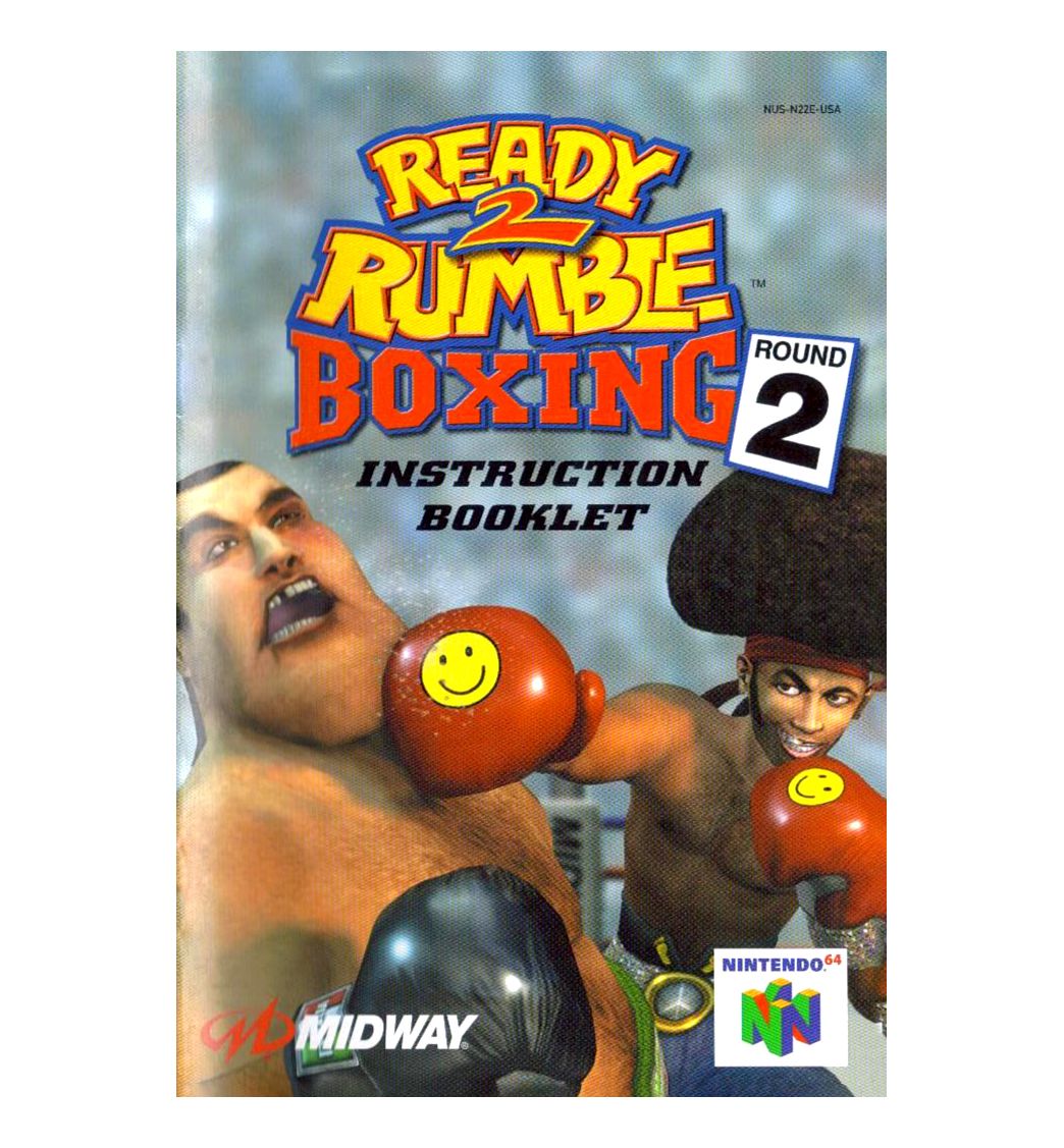 Ready 2 Rumble Boxing - Round 2 Reproduction Manual