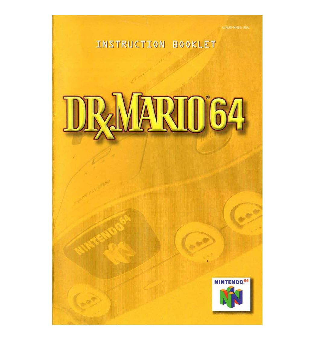 Dr. Mario 64 Reproduction Manual