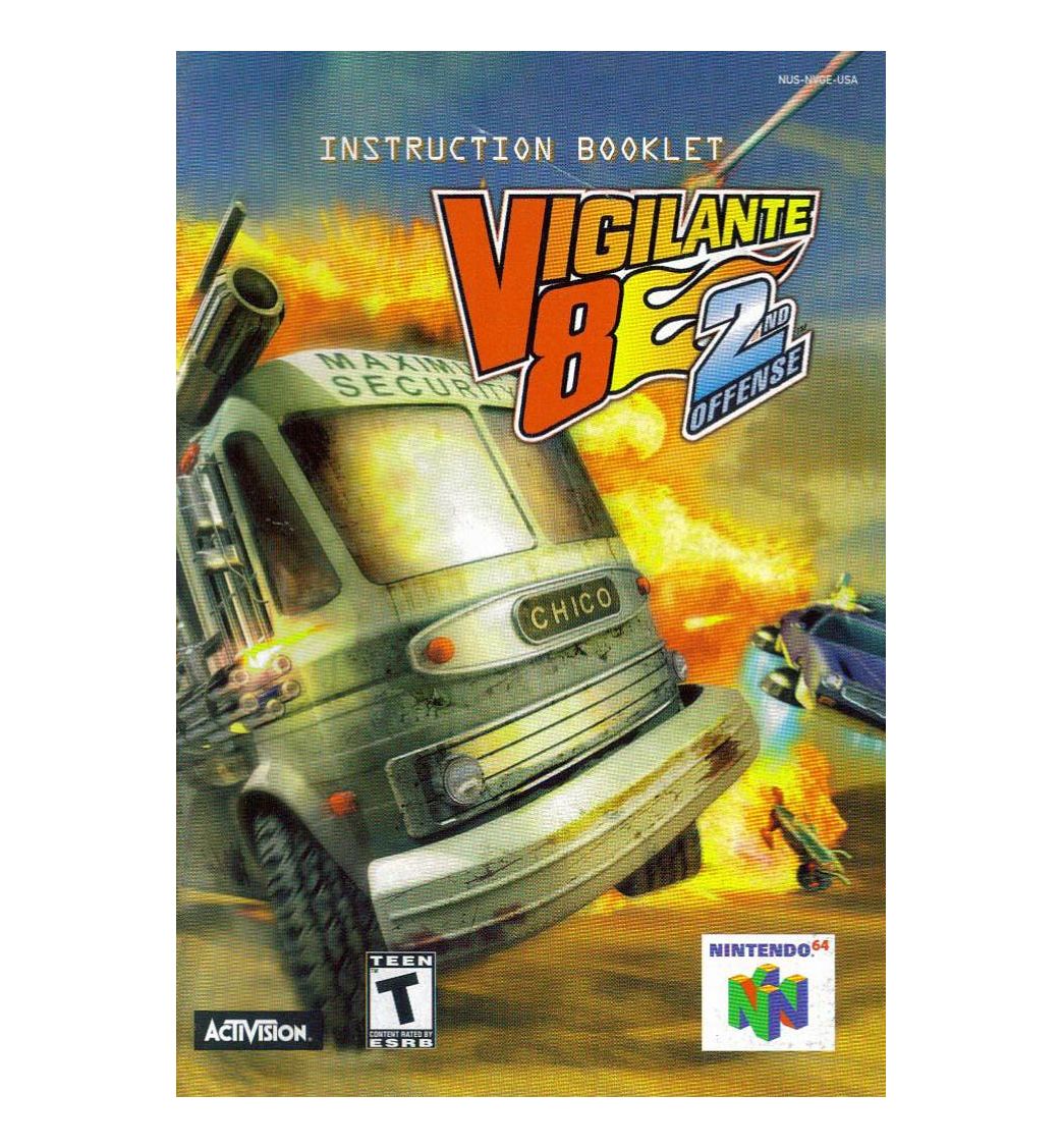 Vigilante 8 - Second Offense Reproduction Manual
