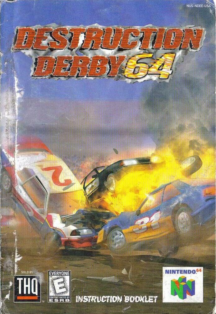 Destruction Derby 64 Reproduction Manual
