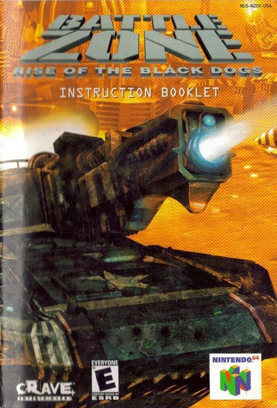 Battlezone - Rise of the Black Dogs Reproduction Manual