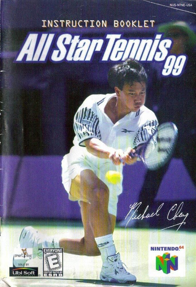 All Star Tennis &#39;99 Reproduction Manual