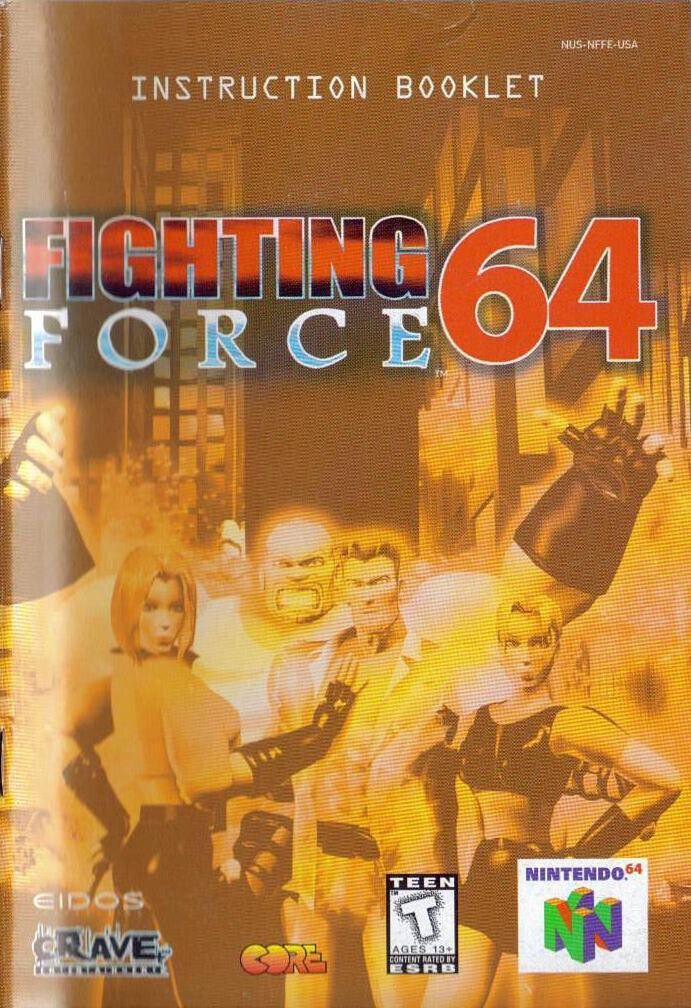 Fighting Force 64 Reproduction Manual