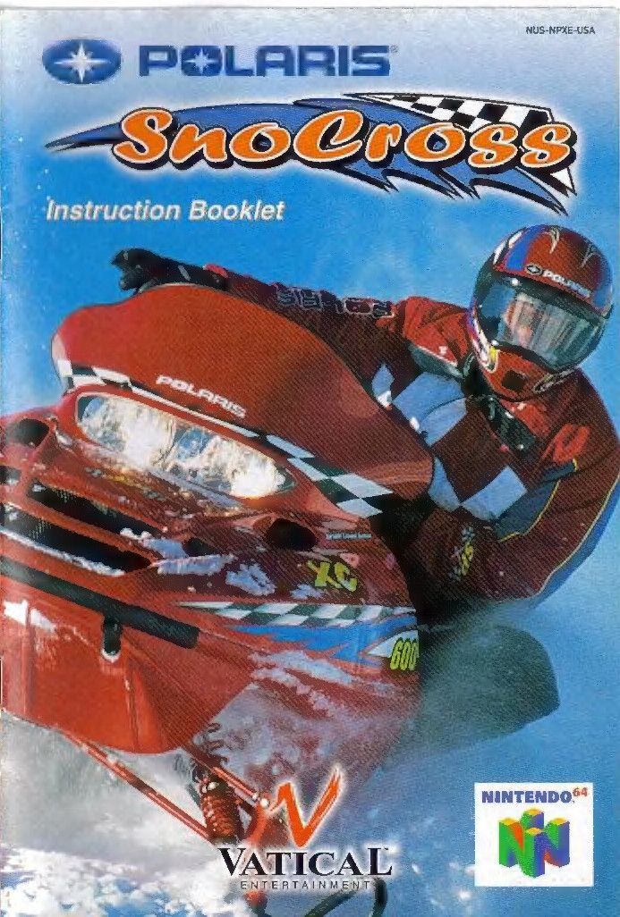 Polaris SnoCross Reproduction Manual