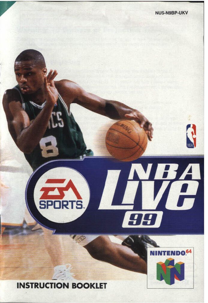 NBA Live 99 Reproduction Manual