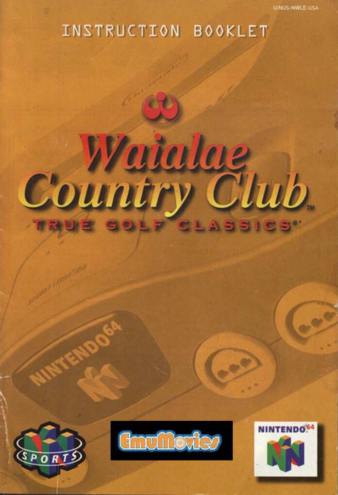 Waialae Country Club - True Golf Classics Reproduction Manual