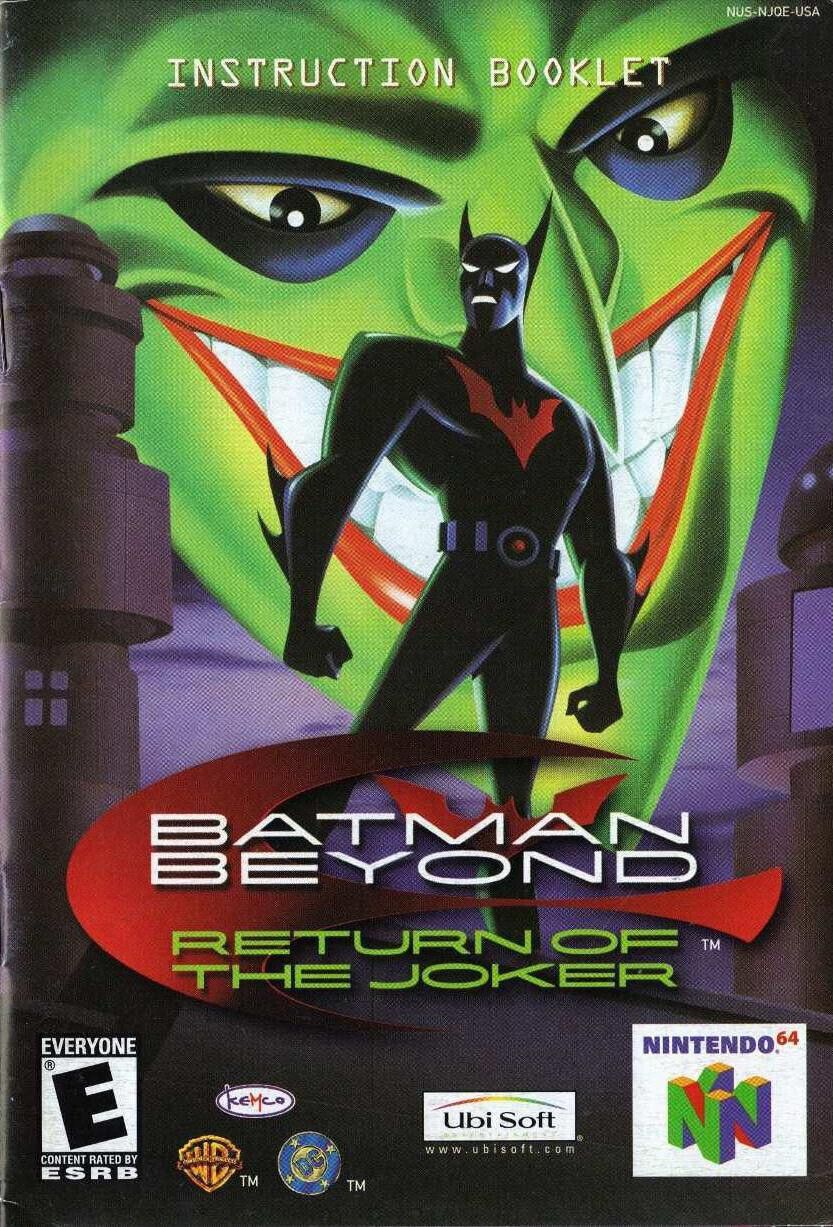 Batman Beyond - Return of the Joker Reproduction Manual
