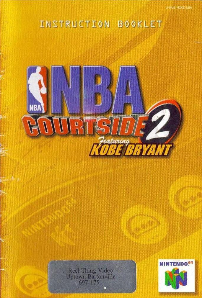 NBA Courtside 2 Reproduction Manual
