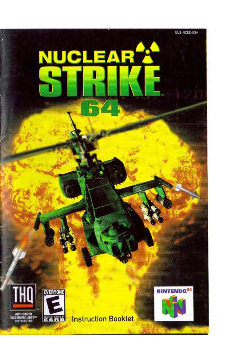 Nuclear Strike 64 Reproduction Manual