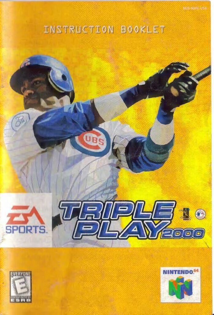 Triple Play 2000 Reproduction Manual