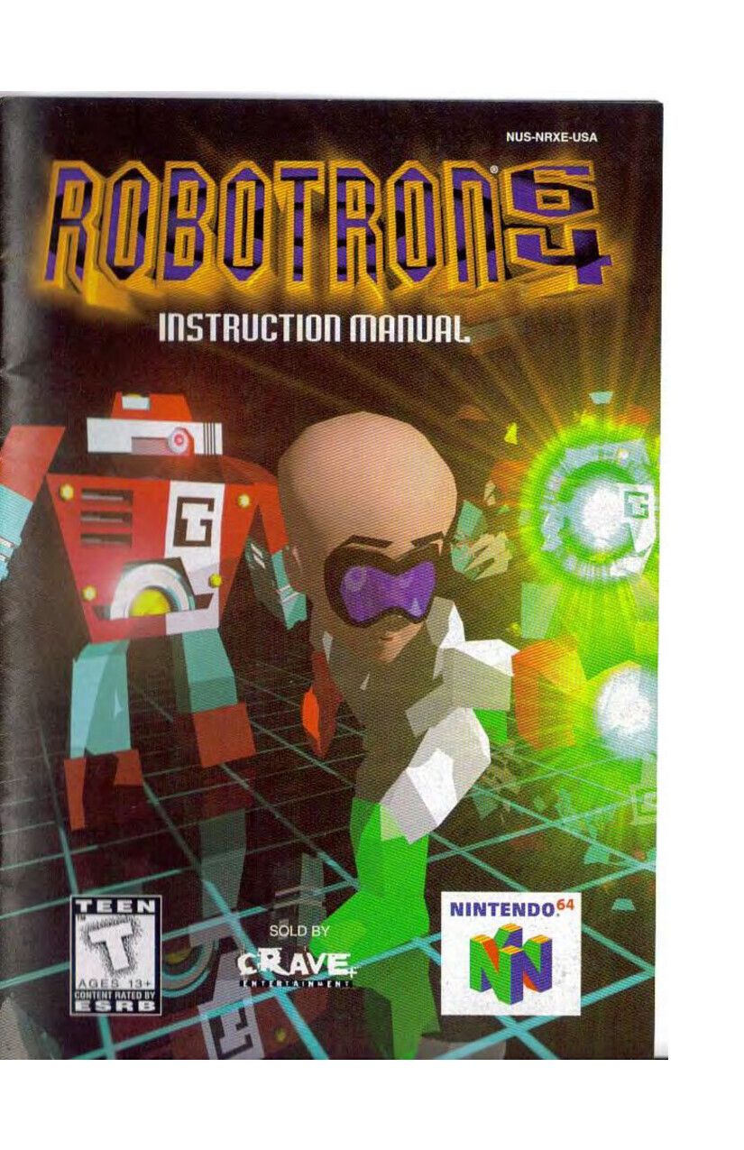 Robotron 64 Reproduction Manual