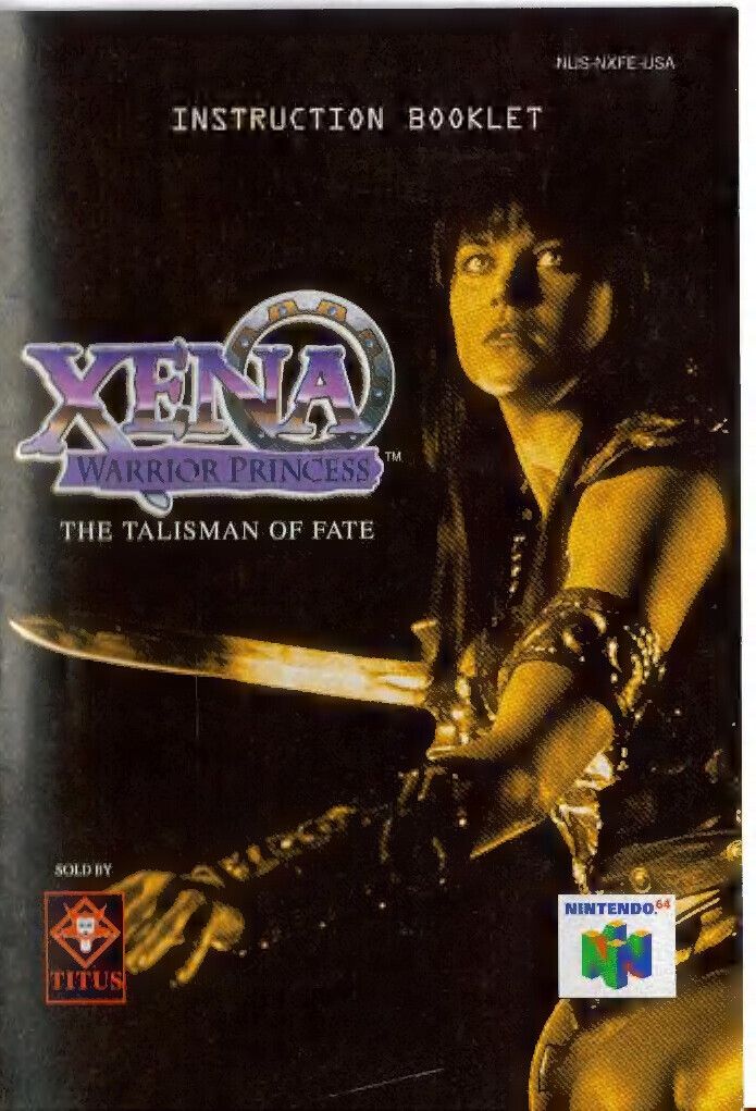Xena Warrior Princess - The Talisman of Fate Reproduction Manual