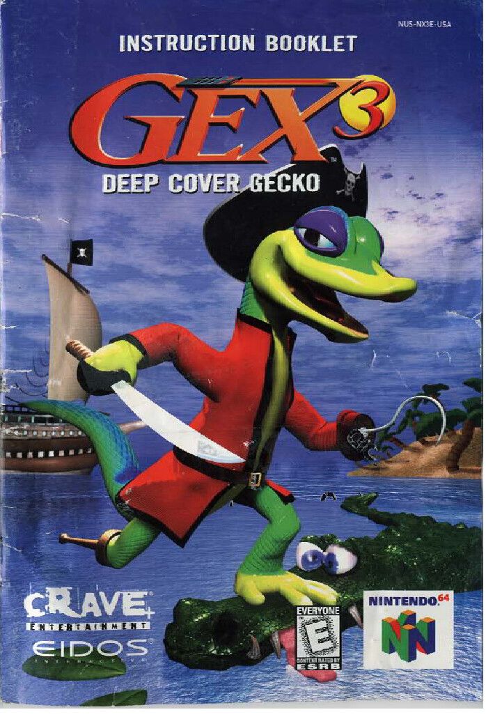 Gex 3 - Deep Cover Gecko Reproduction Manual