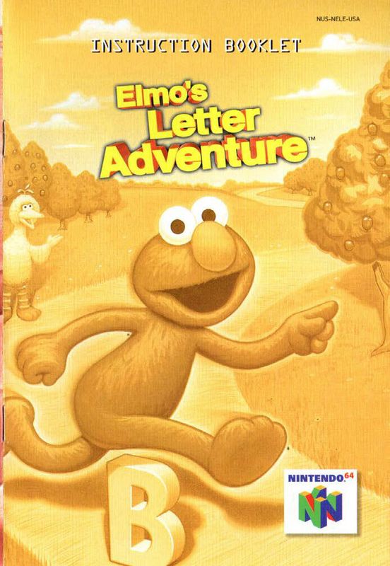 Elmo Letter Rant Elmo's Letter Adventure Reproduction Manual