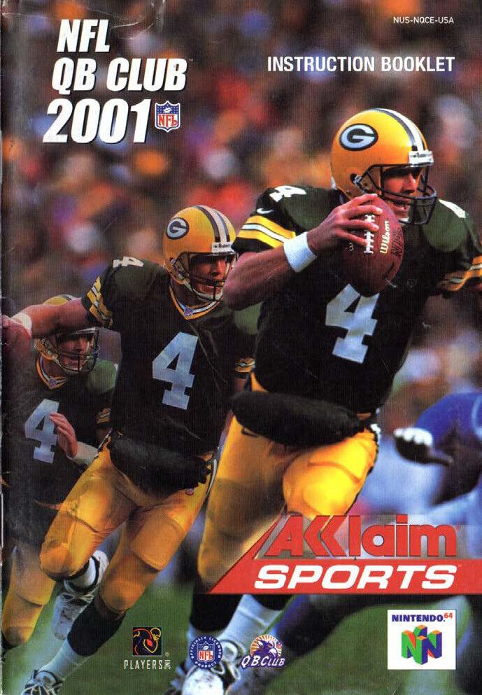 NFL Quarterback Club 2001 Reproduction Manual