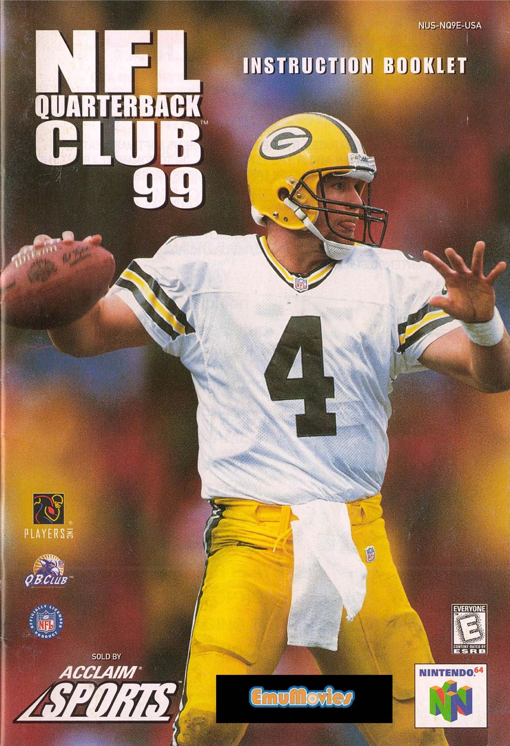 NFL Quarterback Club 99 Reproduction Manual