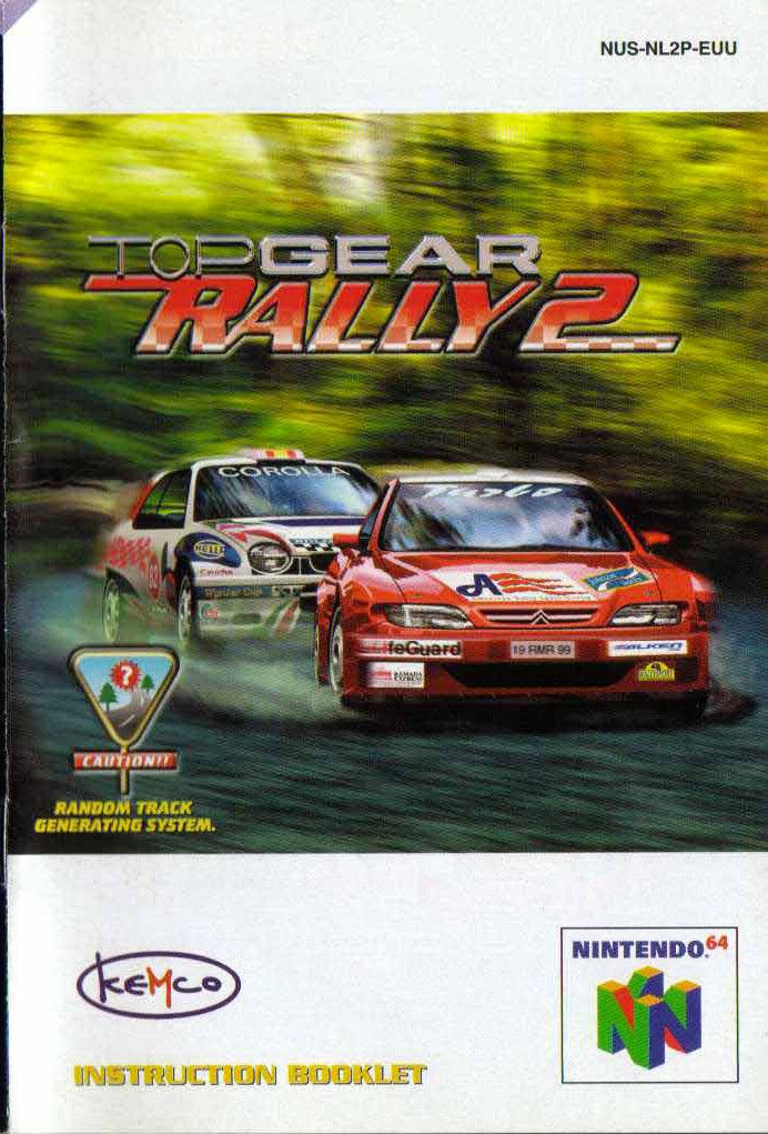 Top Gear Rally 2 Reproduction Manual