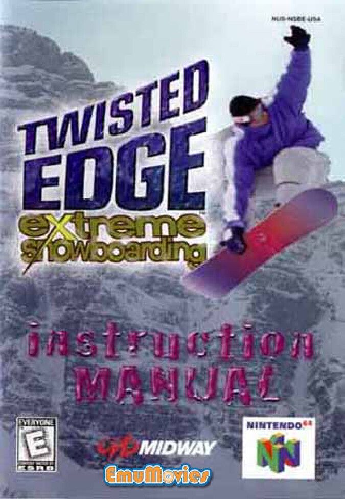 Twisted Edge Extreme Snowboarding Reproduction Manual