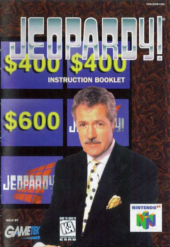 Jeopardy! Reproduction Manual
