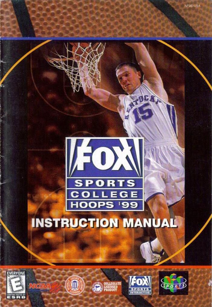 Fox Sports College Hoops '99 Reproduction Manual