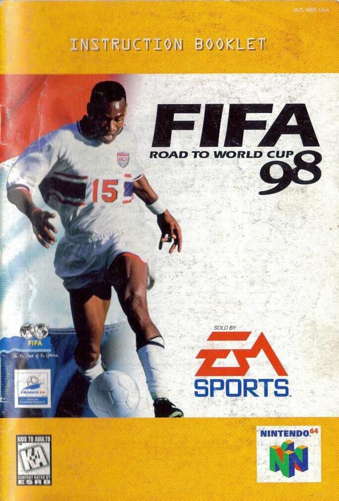FIFA - Road to the World Cup 98 Reproduction Manual
