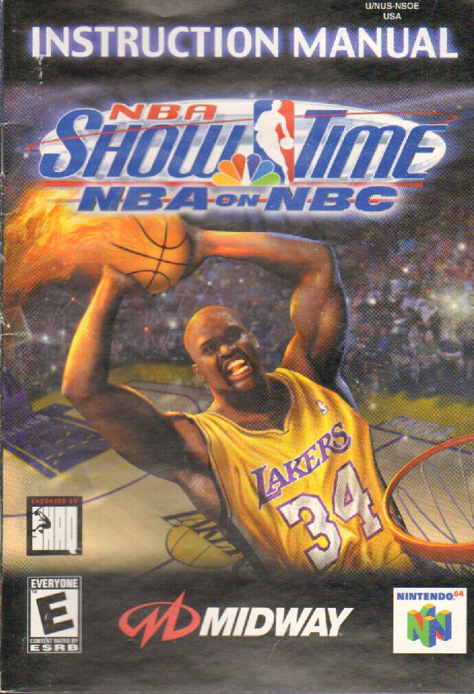 NBA Showtime - NBA on NBC Reproduction Manual