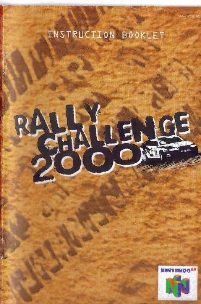 Rally Challenge 2000 Reproduction Manual