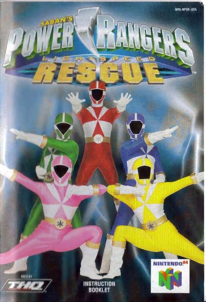 Power Rangers - Lightspeed Rescue Reproduction Manual
