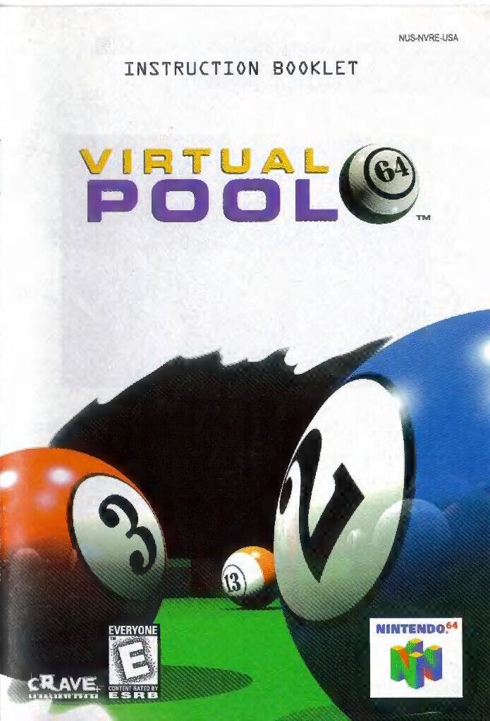 Virtual Pool 64 Reproduction Manual