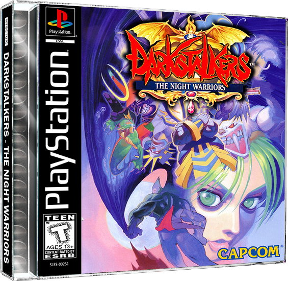 Darkstalkers The Night Warriors Fighters Edge | NTSC | Playstation | PS1 | En | Reproduction Case and Booklet - NO GAME