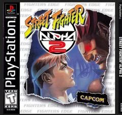Street Fighter Alpha 2 Fighter&#39;s Edge | NTSC | Playstation | PS1 | En | Reproduction Case and Booklet - NO GAME
