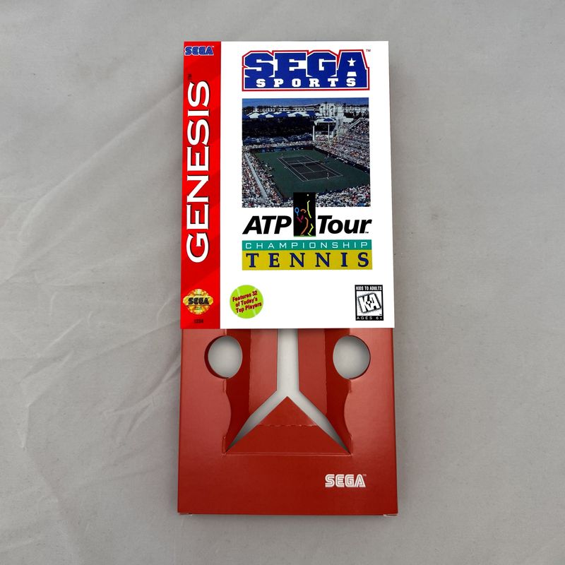 ATP Tour Championship Tennis | NTSC | Sega Genesis | Genesis | En | Reproduction Box and Inner Tray