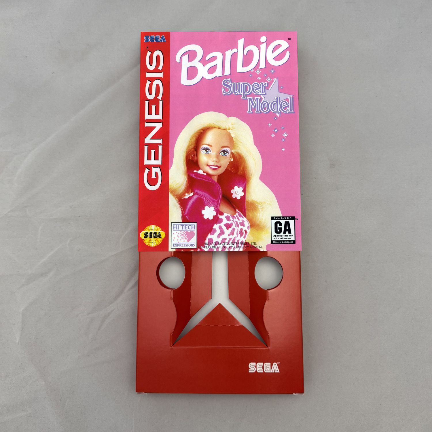 Barbie: Super Model | NTSC | Sega Genesis | Genesis | En | Reproduction Box and Inner Tray