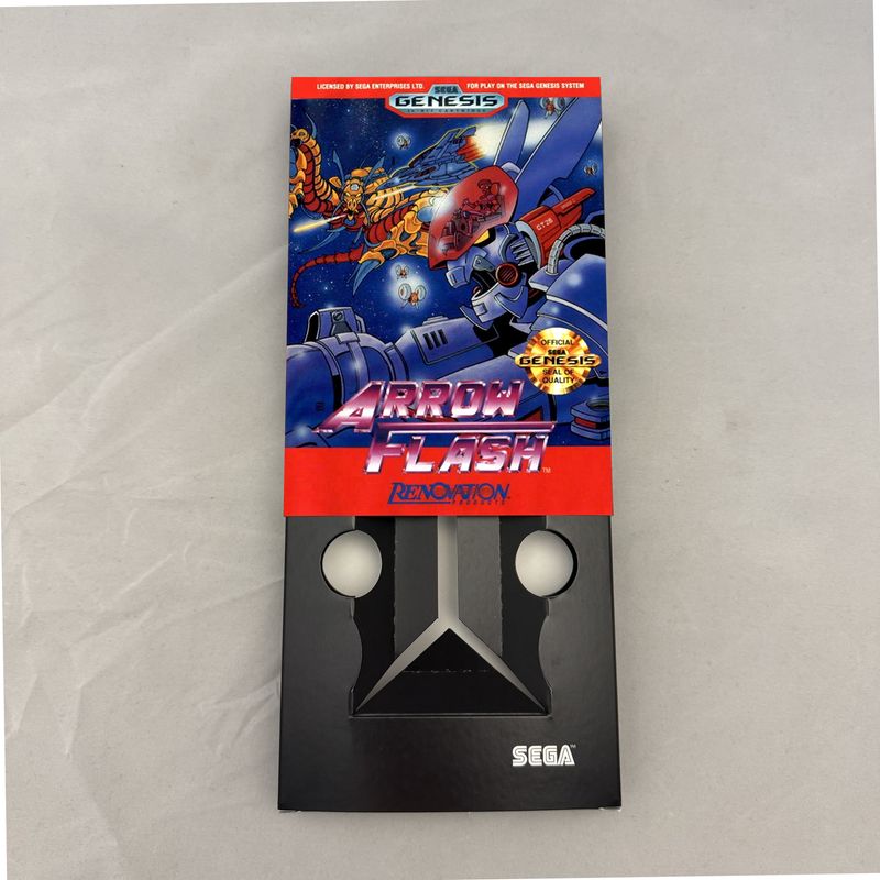 Arrow Flash | NTSC | Sega Genesis | Genesis | En | Reproduction Box and Inner Tray