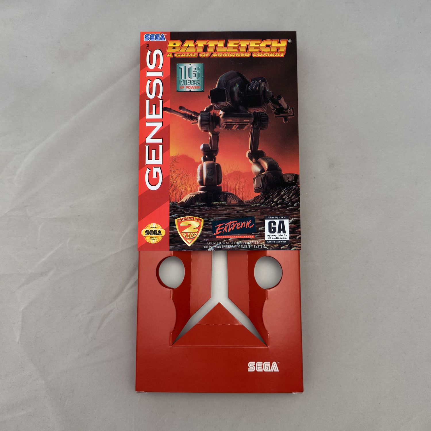 Battletech: A Game of Armored Combat | NTSC | Sega Genesis | Genesis | En | Reproduction Box and Inner Tray