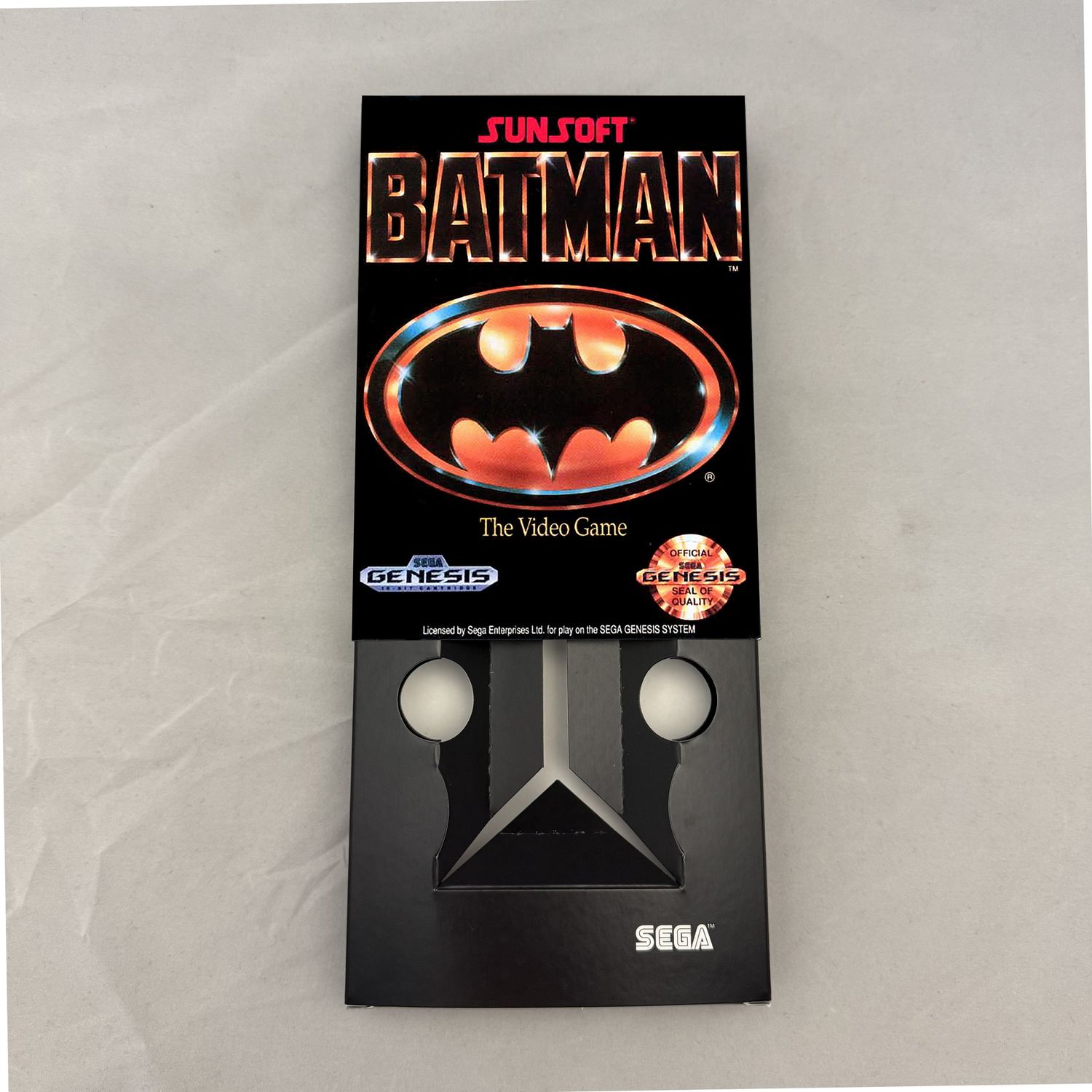 Batman | NTSC | Sega Genesis | Genesis | En | Reproduction Box and Inner Tray