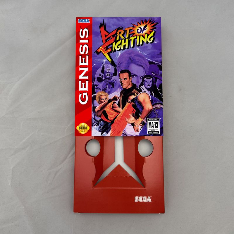 Art of Fighting | NTSC | Sega Genesis | Genesis | En | Reproduction Box and Inner Tray