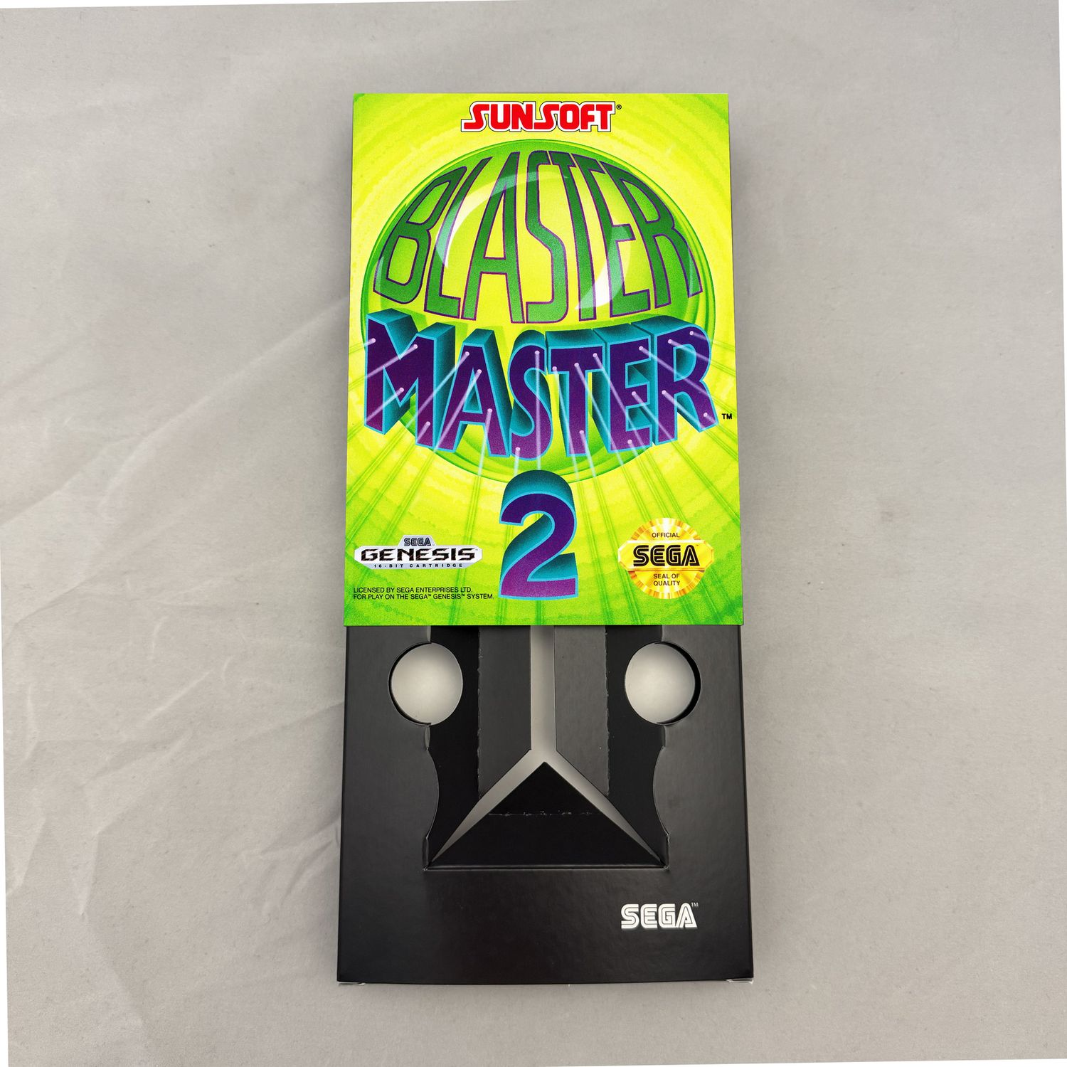 Blaster Master 2 | NTSC | Sega Genesis | Genesis | En | Reproduction Box and Inner Tray