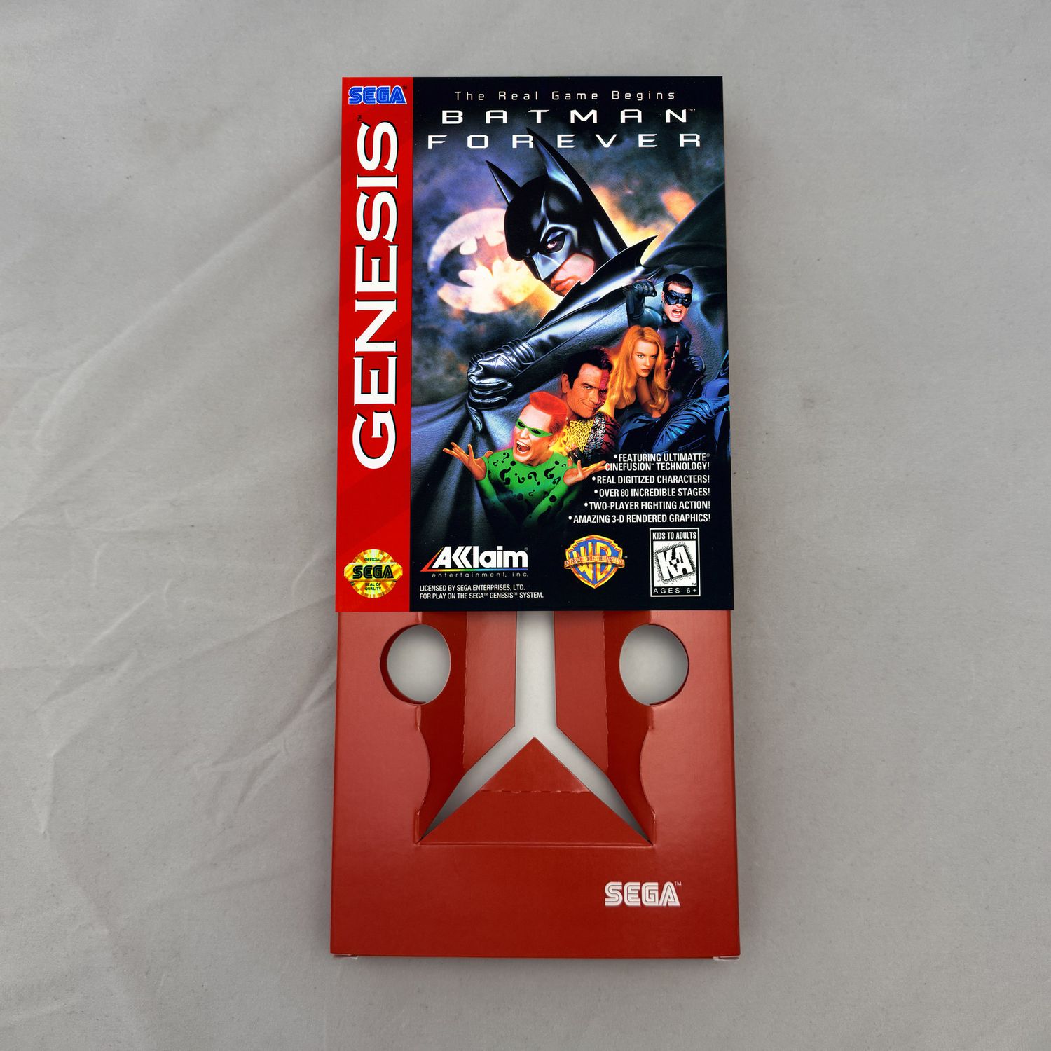 Batman Forever | NTSC | Sega Genesis | Genesis | En | Reproduction Box and Inner Tray