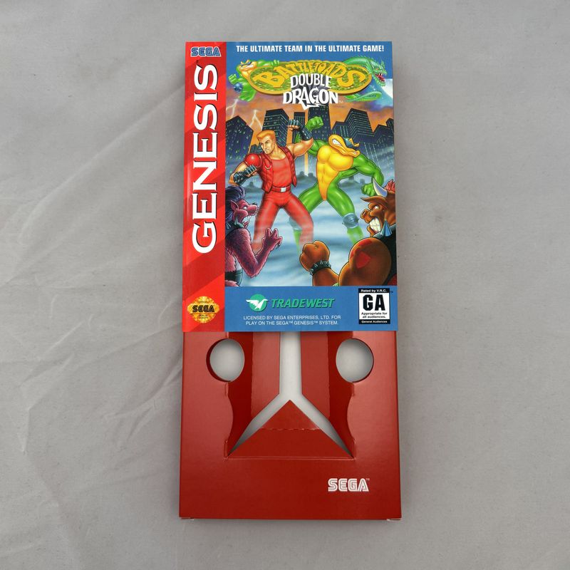Battletoads &amp; Double Dragon | NTSC | Sega Genesis | Genesis | En | Reproduction Box and Inner Tray