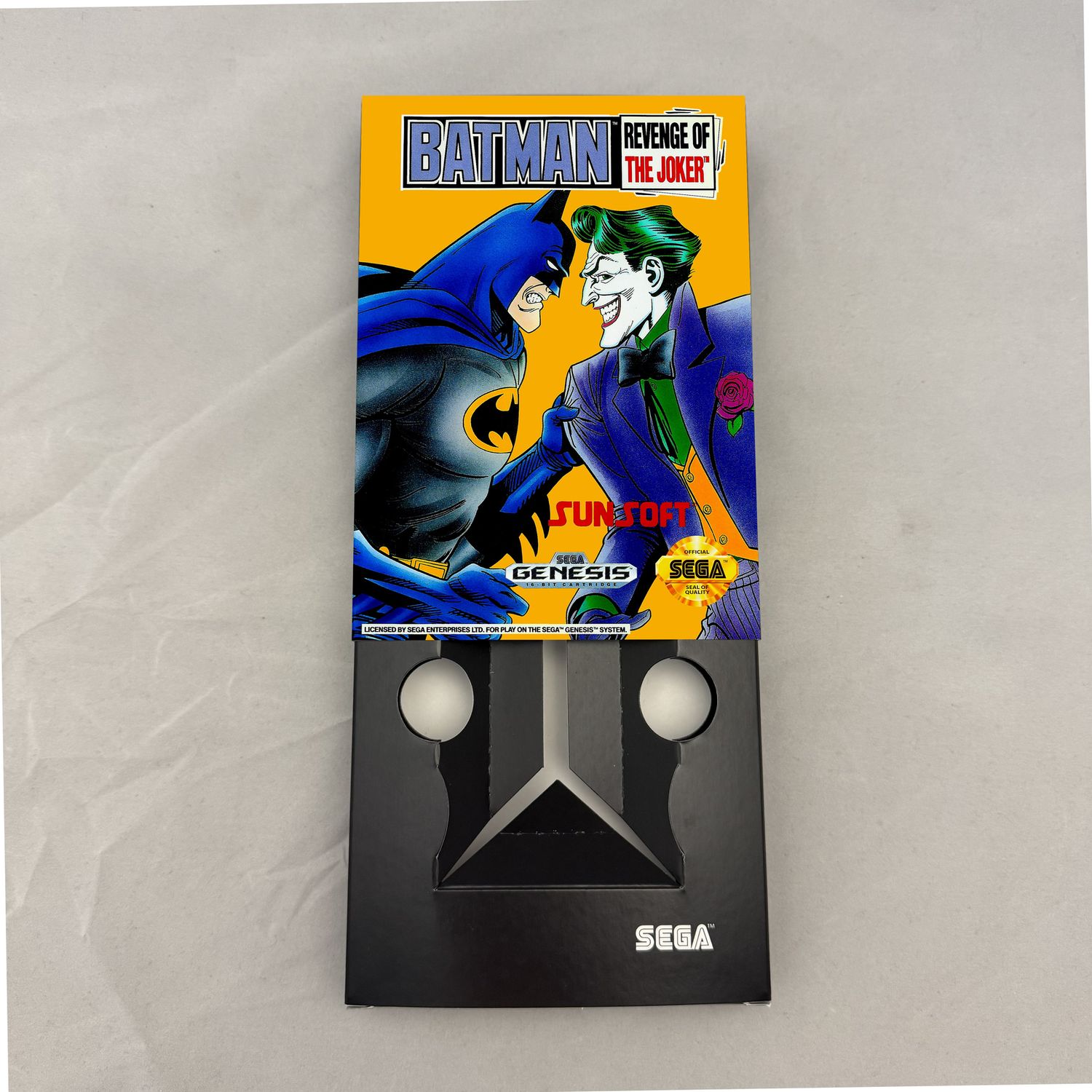 Batman - Revenge of the Joker | NTSC | Sega Genesis | Genesis | En | Reproduction Box and Inner Tray