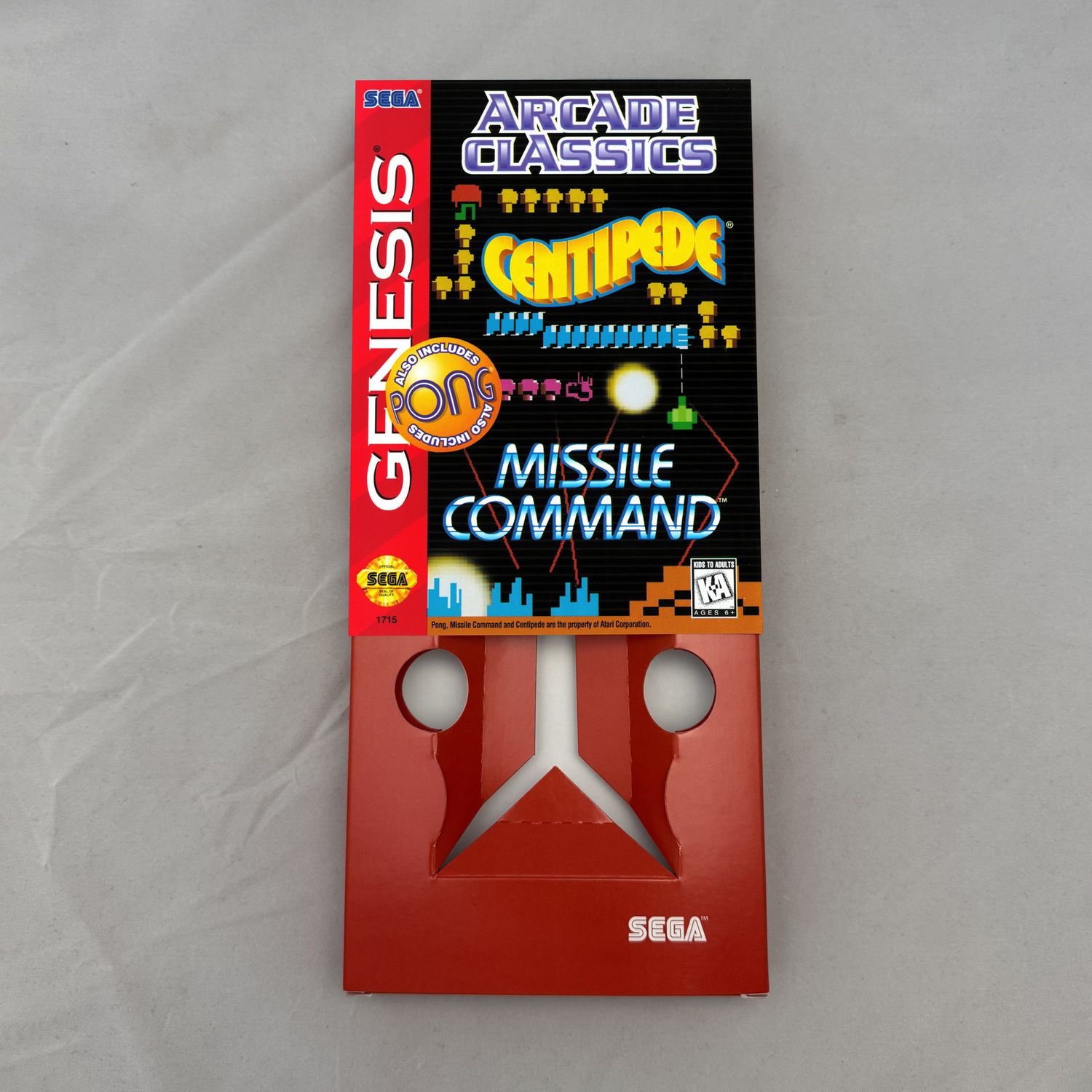 Arcade Classics | NTSC | Sega Genesis | Genesis | En | Reproduction Box and Inner Tray