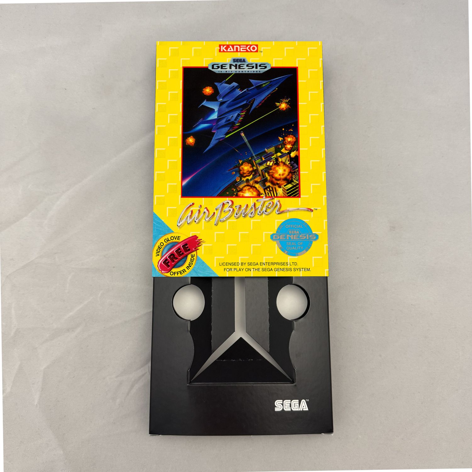 Air Buster | NTSC | Sega Genesis | Genesis | En | Reproduction Box and Inner Tray