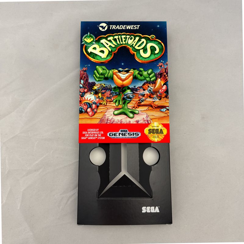 Battletoads | NTSC | Sega Genesis | Genesis | En | Reproduction Box and Inner Tray