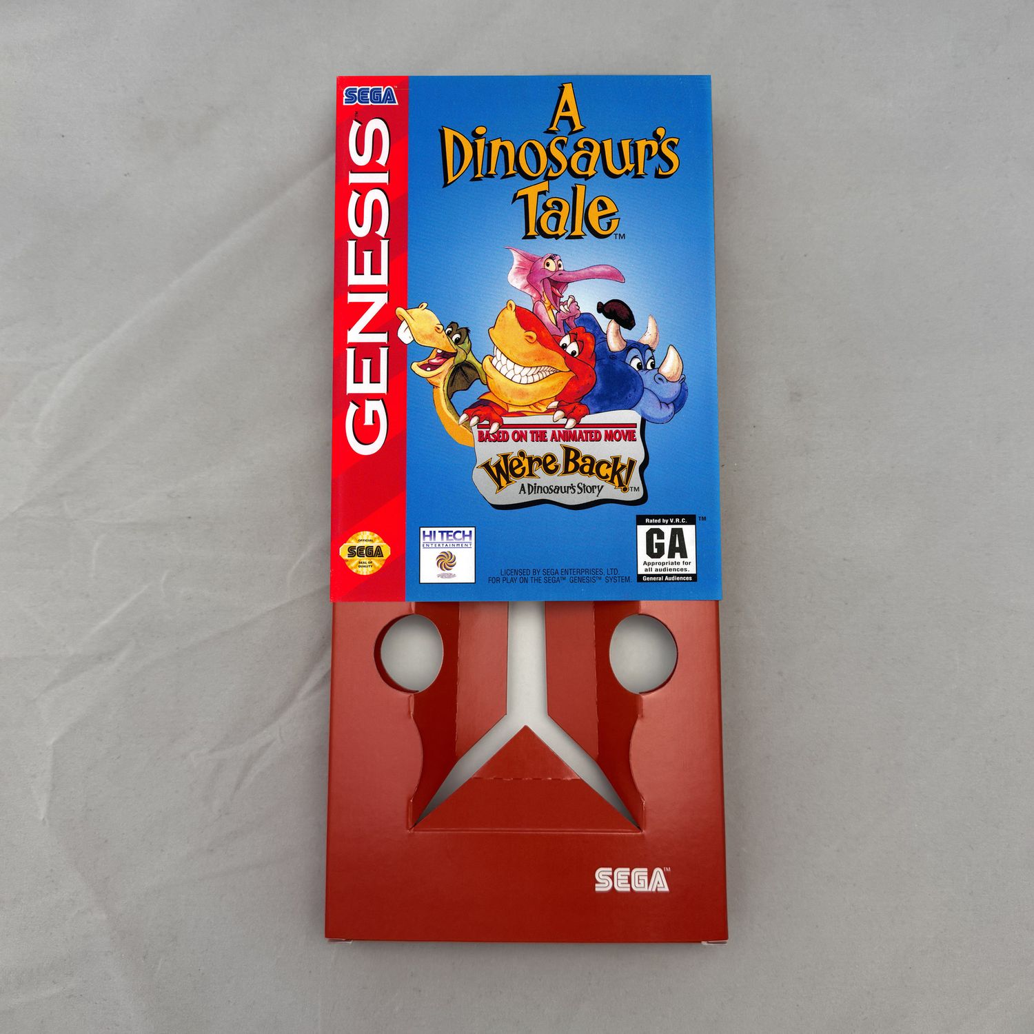 A Dinosaur's Tale | NTSC | Sega Genesis | Genesis | En | Reproduction Box and Inner Tray