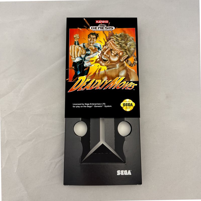 Deadly Moves | NTSC | Sega Genesis | Genesis | En | Reproduction Box ...