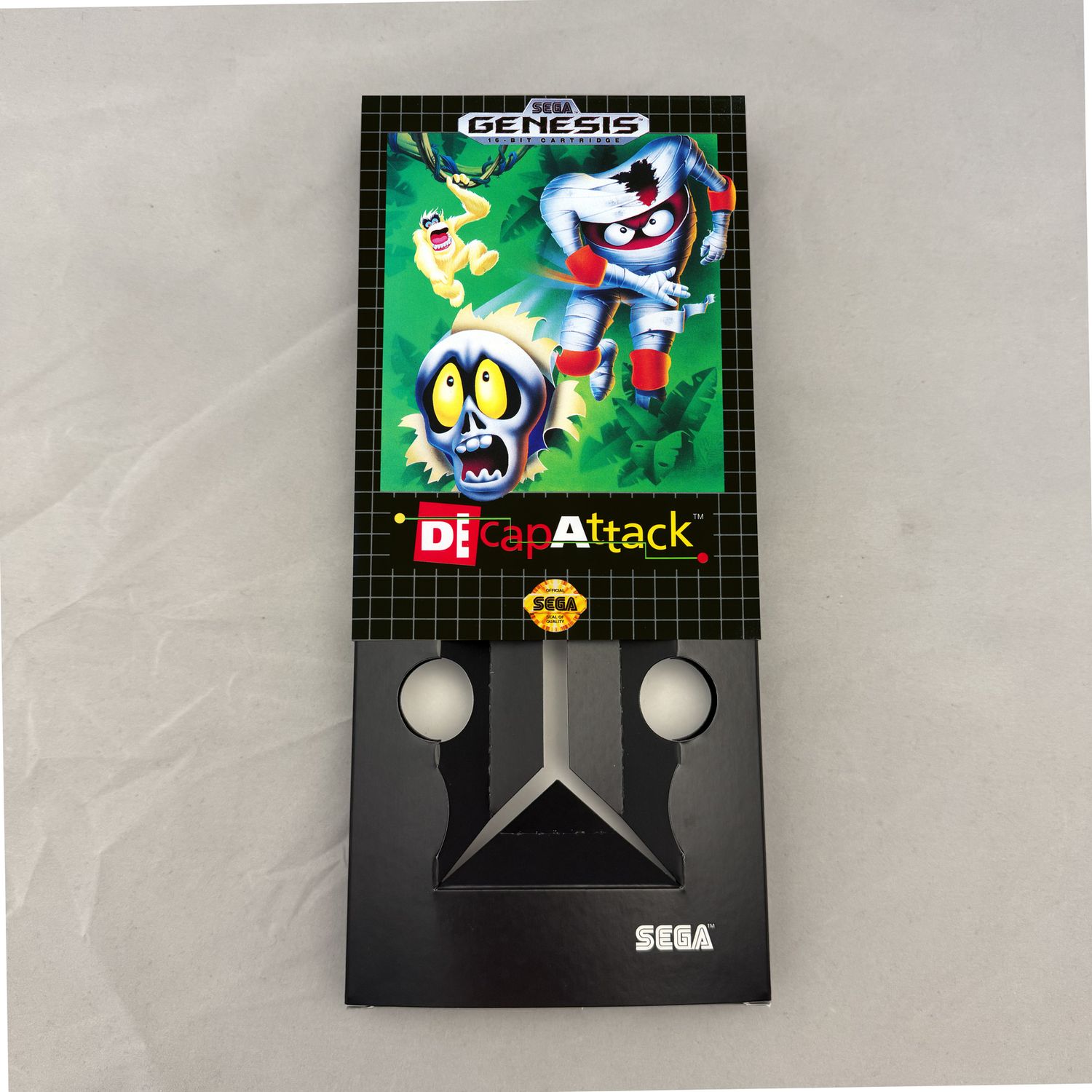 Decap Attack | NTSC | Sega Genesis | Genesis | En | Reproduction Box and Inner Tray