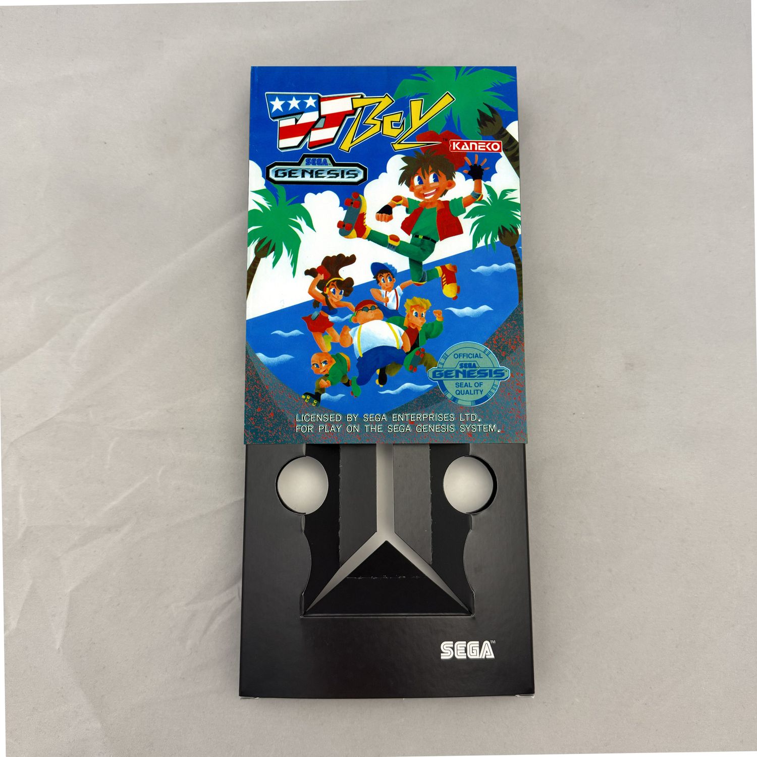 DJ Boy | NTSC | Sega Genesis | Genesis | En | Reproduction Box and Inner Tray