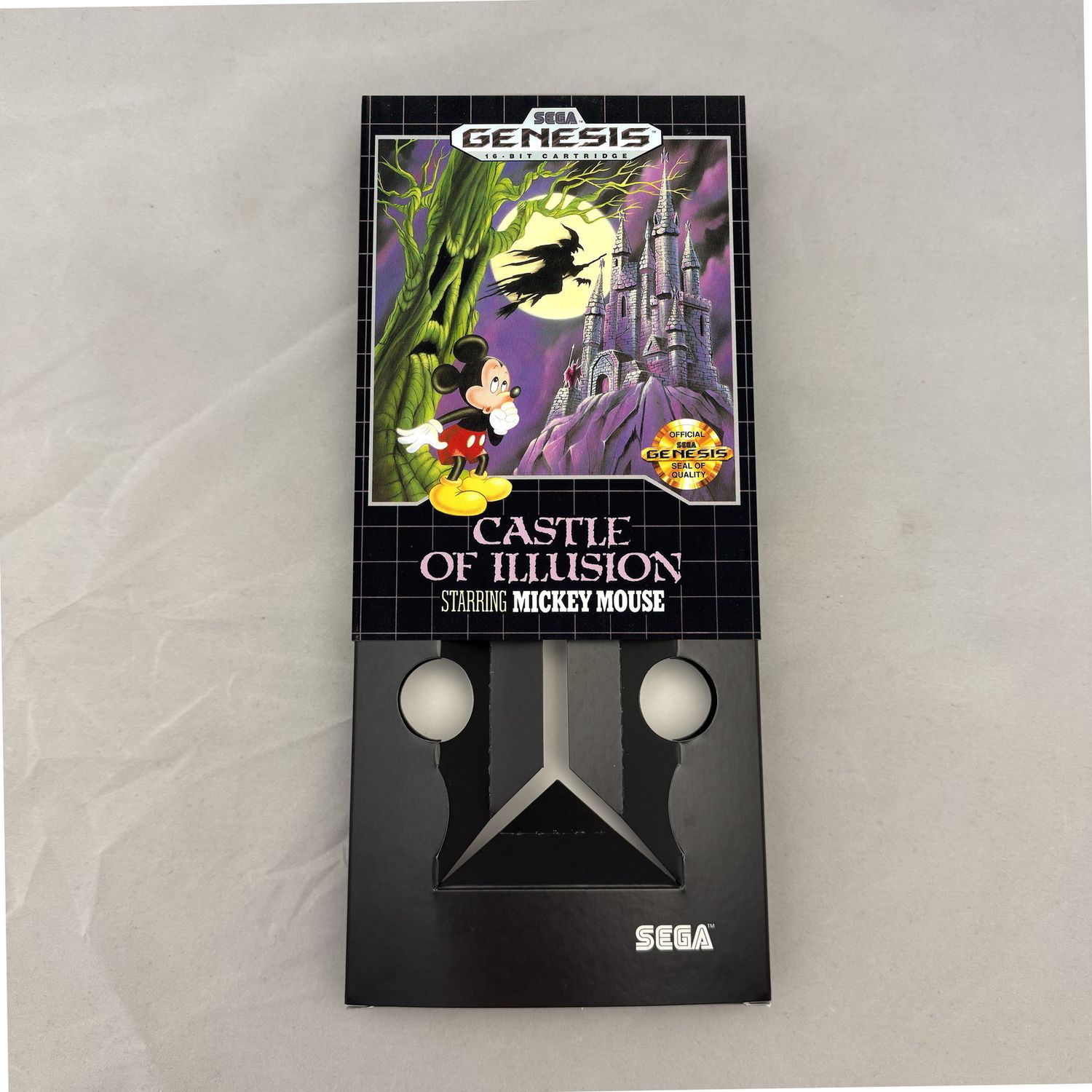 Castle of Illusion Starring Mickey Mouse | NTSC | Sega Genesis | Genesis | En | Reproduction Box and Inner Tray