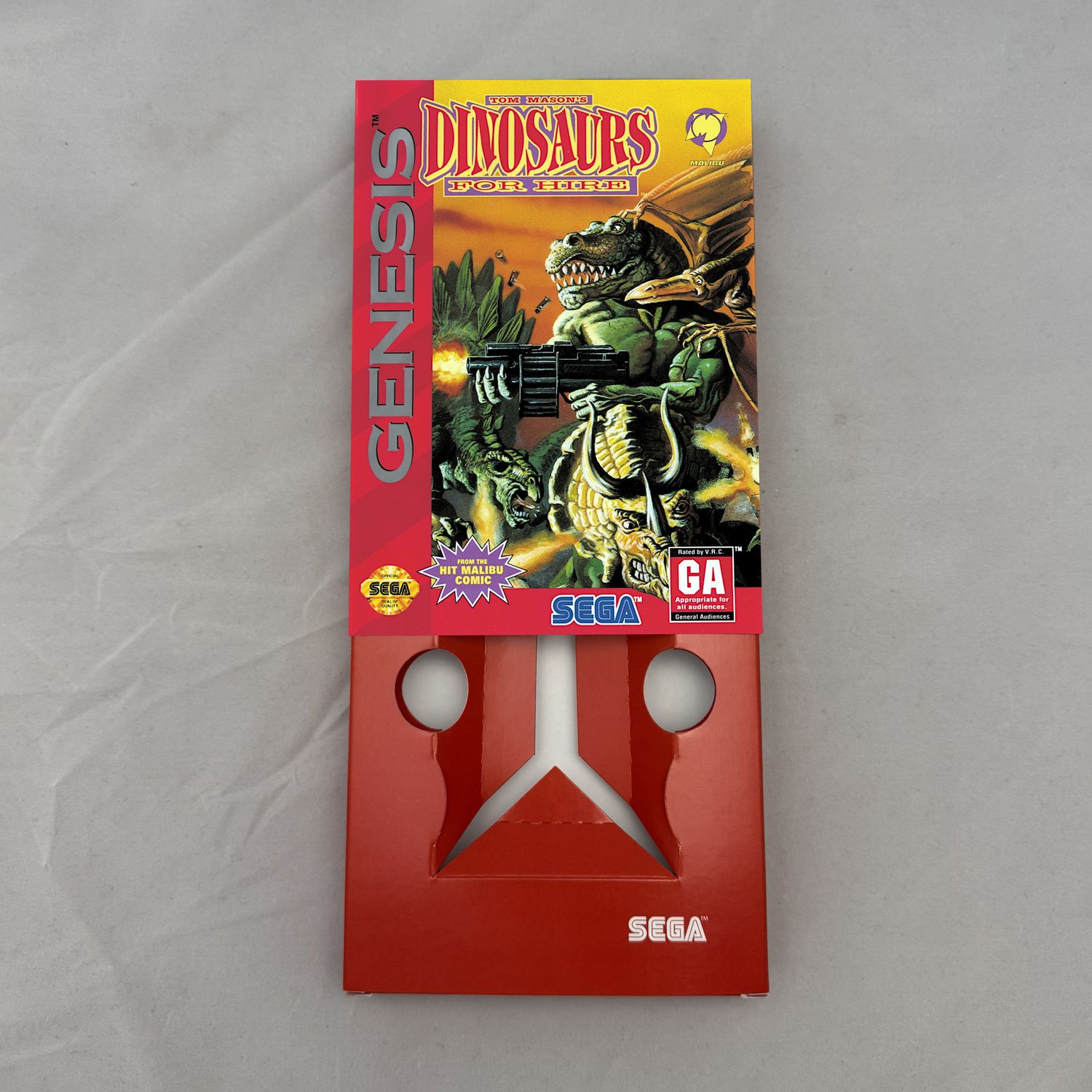 Dinosaurs for Hire | NTSC | Sega Genesis | Genesis | En | Reproduction Box and Inner Tray